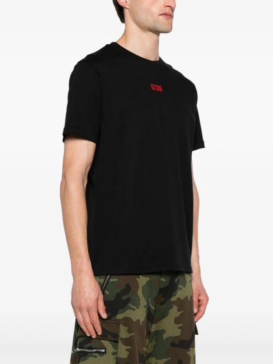 25FW 지씨디에스 반팔 티셔츠 A1OM2312JA4 BLACK red 99 - GCDS