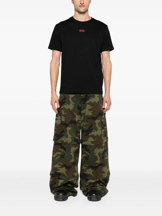 25FW 지씨디에스 반팔 티셔츠 A1OM2312JA4 BLACK red 99 - GCDS