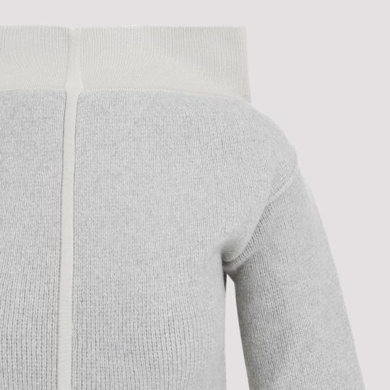  릭 오웬스 스웨터 RO02C1668 CHWSR 08 PEARL - RICK OWENS