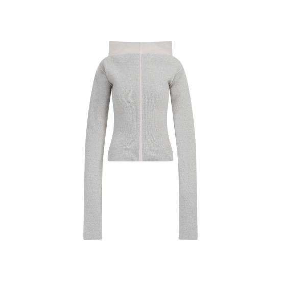  릭 오웬스 스웨터 RO02C1668 CHWSR 08 PEARL - RICK OWENS