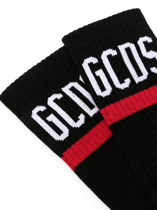 25FW 지씨디에스 양말 A2OU3800KC7 99 BLACK - GCDS