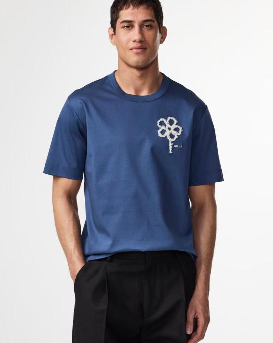 25FW 반팔 티셔츠 2453525486 20D Blue - NN07