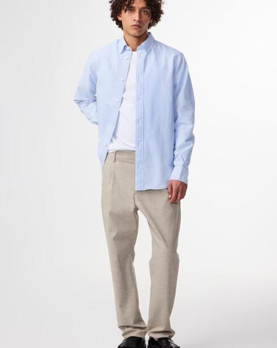  긴팔 셔츠 2525910247 720 Blue stripe - NN07