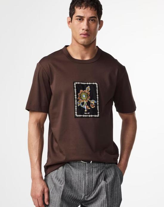 25FW 반팔 티셔츠 2560000086 826 Brown - NN07