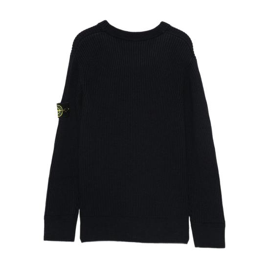 25FW [키즈] 스톤 아일랜드 캐시미어 니트 165100010 S0C02 V0020 BLACK - STONE ISLAND