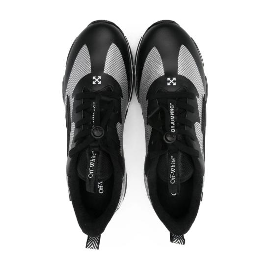 25FW [키즈] 오프화이트 스니커즈 OBIA013F25FA B001 0110 BLACK GREY - OFF WHITE