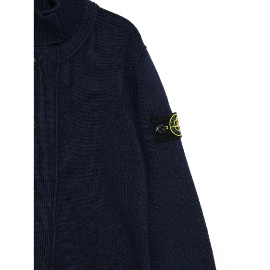 25FW [키즈] 스톤 아일랜드 가디건 165100003 S00M1 V0020 BLUE - STONE ISLAND