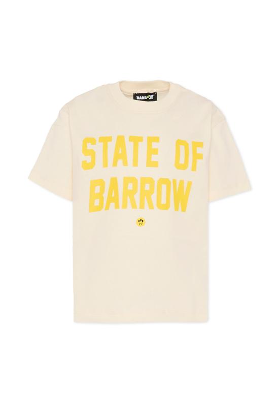 25FW [키즈] 바로우 티셔츠 F5BKJUTH077 013 IVORY - BARROW