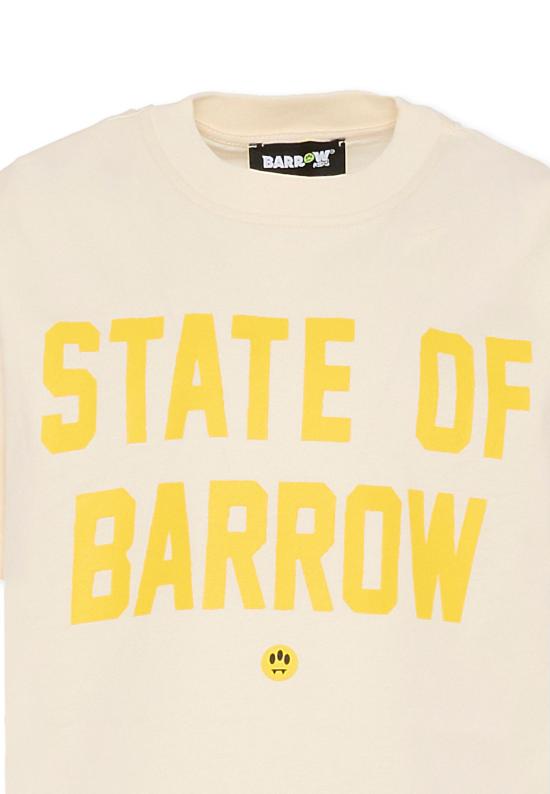 25FW [키즈] 바로우 티셔츠 F5BKJUTH077 013 IVORY - BARROW