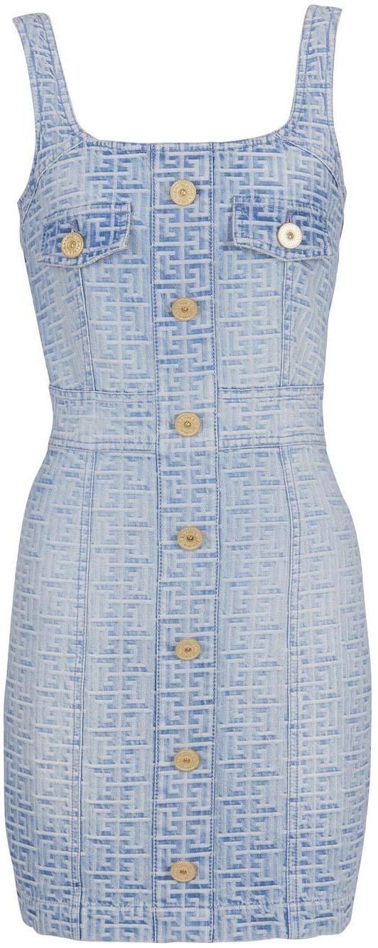  발망 미디 원피스 CF1R2128DD276FF BLUE