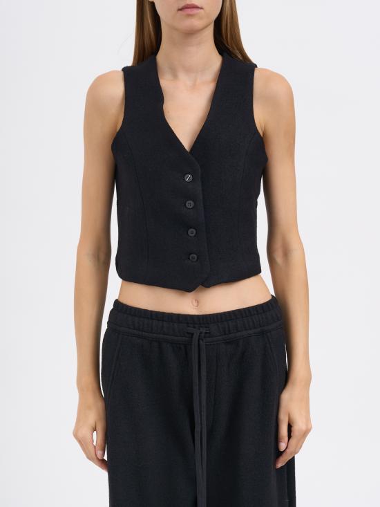 25FW 톰크롬 베스트 MWJ212BLACK Black