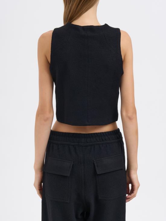 25FW 톰크롬 베스트 MWJ212BLACK Black - THOM KROM