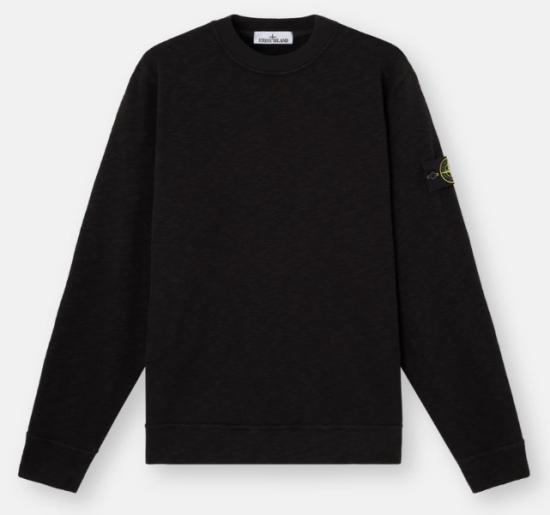 25FW 스톤 아일랜드 후드 티셔츠 K2S156100053S0238 V0029 BLACK