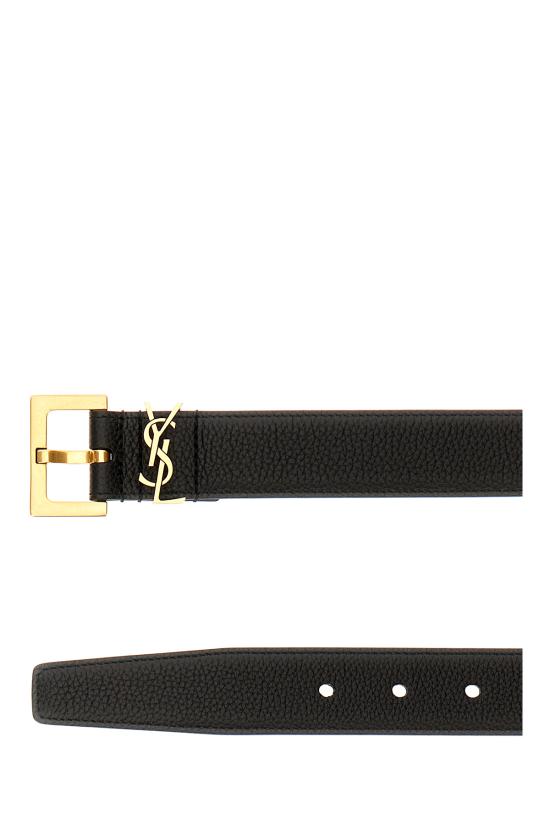 26SS 생로랑 모노그램 벨트 634440DTI0W 1000 - SAINT LAURENT