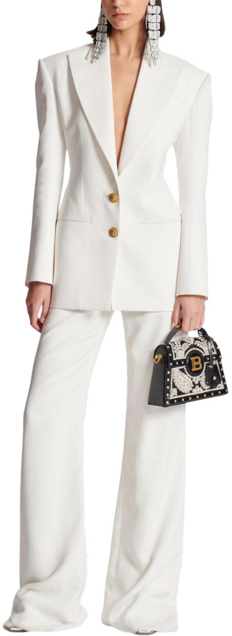  발망 코트 CF1SE055VE170FA WHITE - BALMAIN