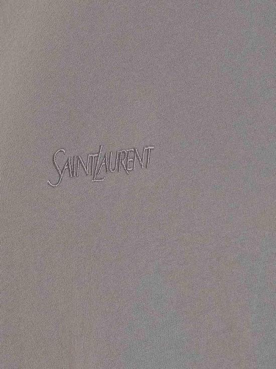 25FW 생로랑 반팔 티셔츠 818535YBHD21467 Grey - SAINT LAURENT