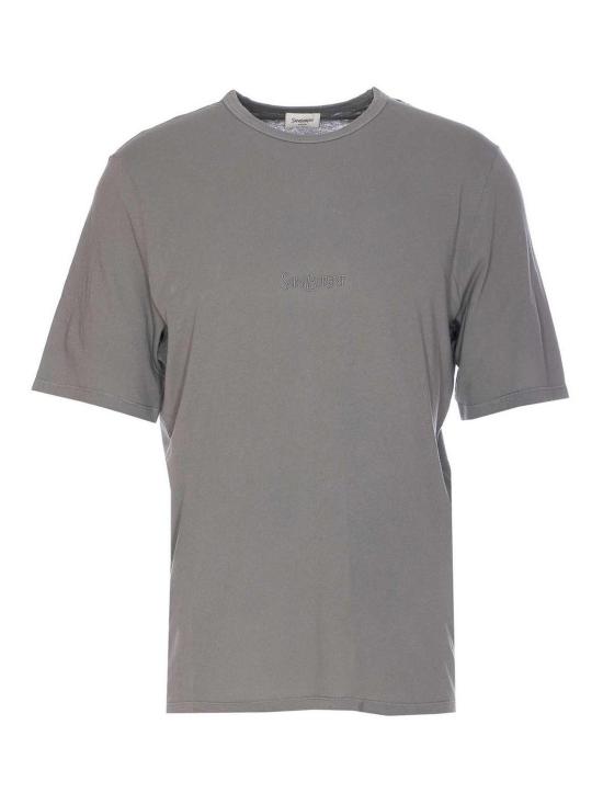 25FW 생로랑 반팔 티셔츠 818535YBHD21467 Grey