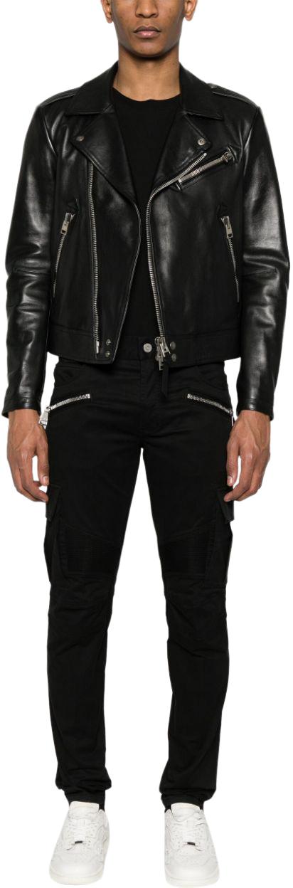  발망 데님 팬츠 CH1MH017CD960PA BLACK - BALMAIN