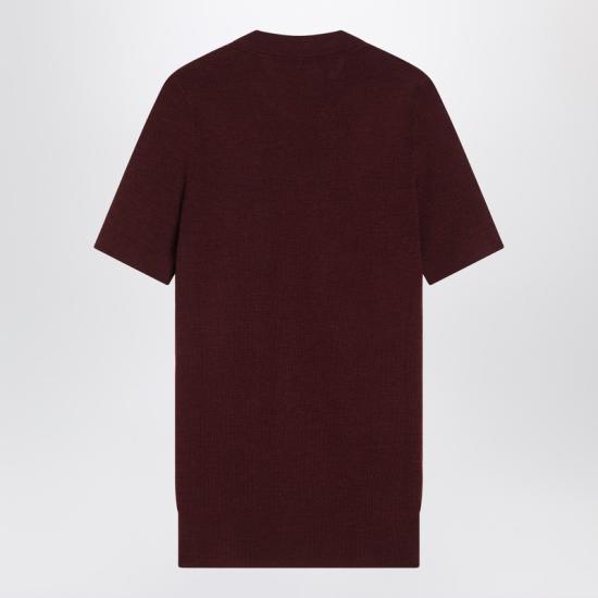  프라다 반팔 티셔츠 P24V2HOOO17KD Burgundy - PRADA