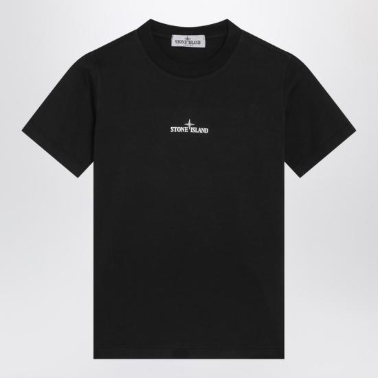 25FW [키즈] 스톤 아일랜드 셔츠 2100010S0261 Black