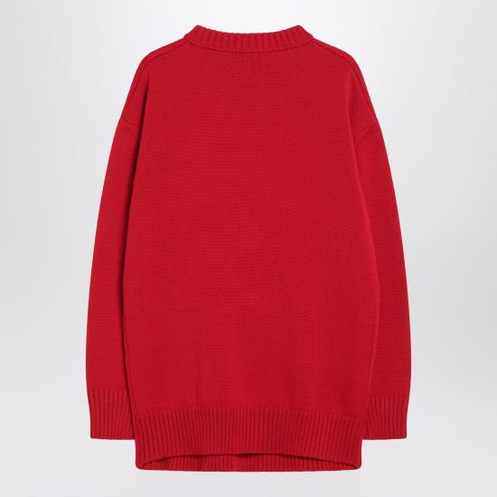 25FW 프라다 긴팔 티셔츠 P24V2POOO18JO Red - PRADA