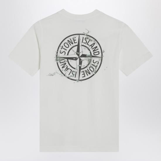 25FW [키즈] 스톤 아일랜드 셔츠 2100010 BS0261 Beige - STONE ISLAND