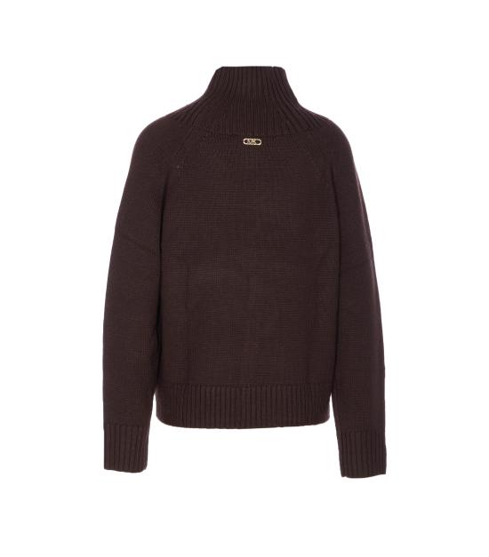 25FW 마이클 코어스 터틀넥 MF561CGF2G 201 Brown - MICHAEL KORS