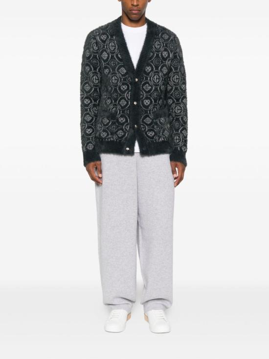 25FW 카사블랑카 가디건 MAW25KW1094 01GREY Grey - CASABLANCA