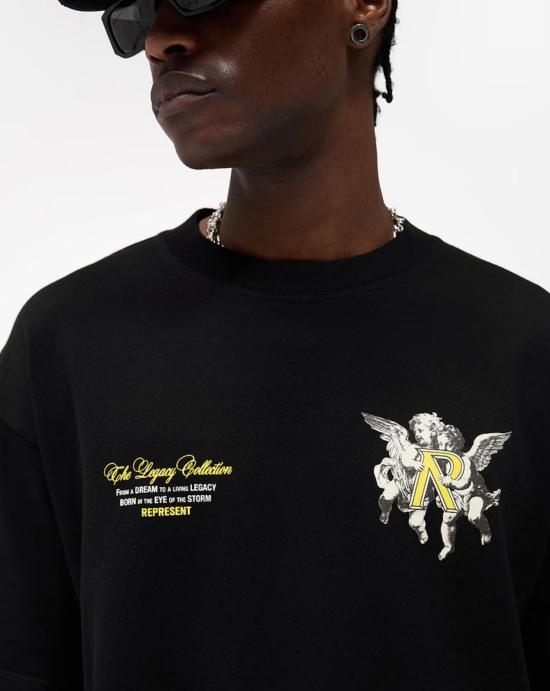 25FW 리프레젠트 셔츠 MLM100369 01 Jet black - REPRESENT