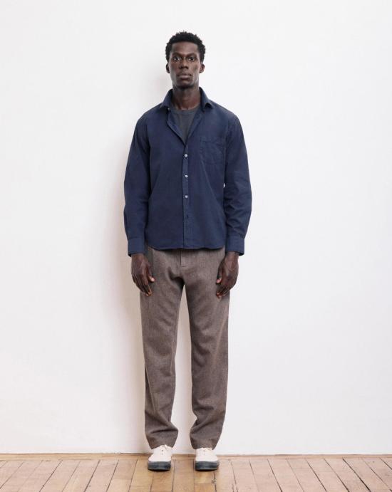 25FW 하트포드 셔츠 BE01001 56 Blue - HARTFORD