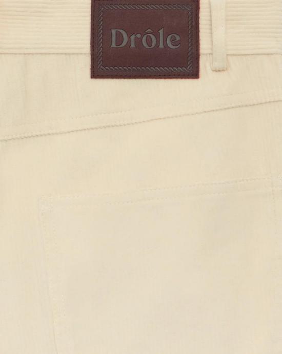 25FW 드롤드무슈 스트레이트 팬츠 BP198 CO224 EC Beige - DROLE DE MONSIEUR