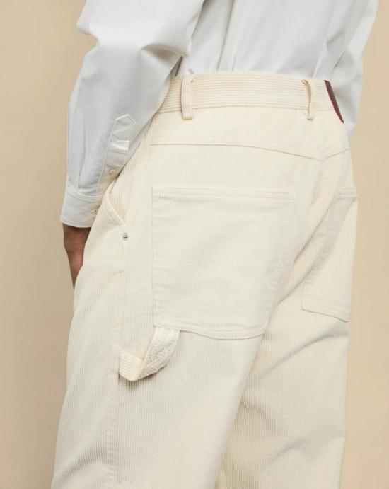 25FW 드롤드무슈 스트레이트 팬츠 BP198 CO224 EC Beige - DROLE DE MONSIEUR