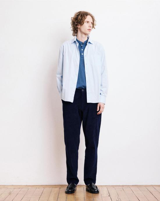 25FW 하트포드 셔츠 BE01001 68 Pale blue - HARTFORD