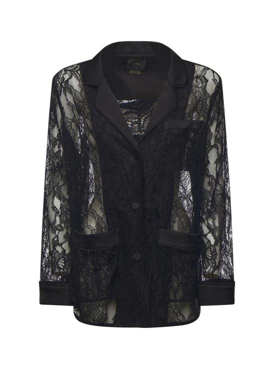 25FW 핑코 수트 자켓 105502 A2R7Z99 NERO LIMOUSINE