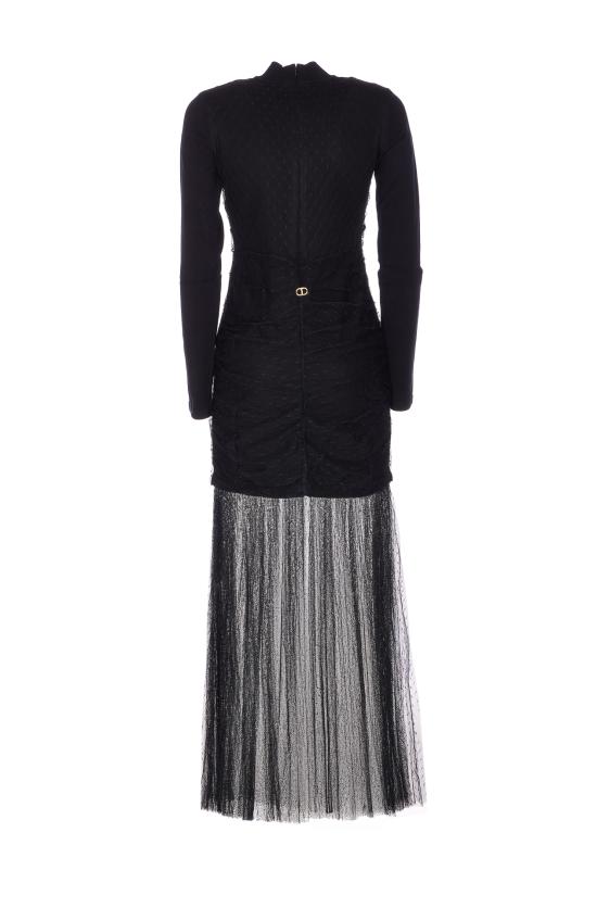 25FW 트윈셋 미디 원피스 252TT3262 00006 Black - TWINSET