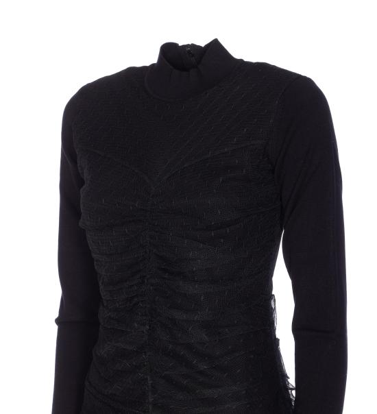 25FW 트윈셋 미디 원피스 252TT3262 00006 Black - TWINSET