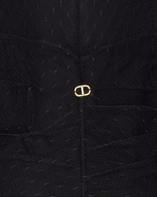 25FW 트윈셋 미디 원피스 252TT3262 00006 Black - TWINSET