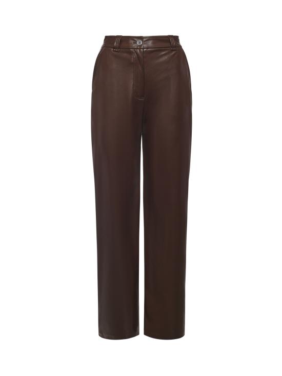 25FW 핑코 스트레이트 팬츠 105371 A2P4M22 MARRONE SASSICAIA