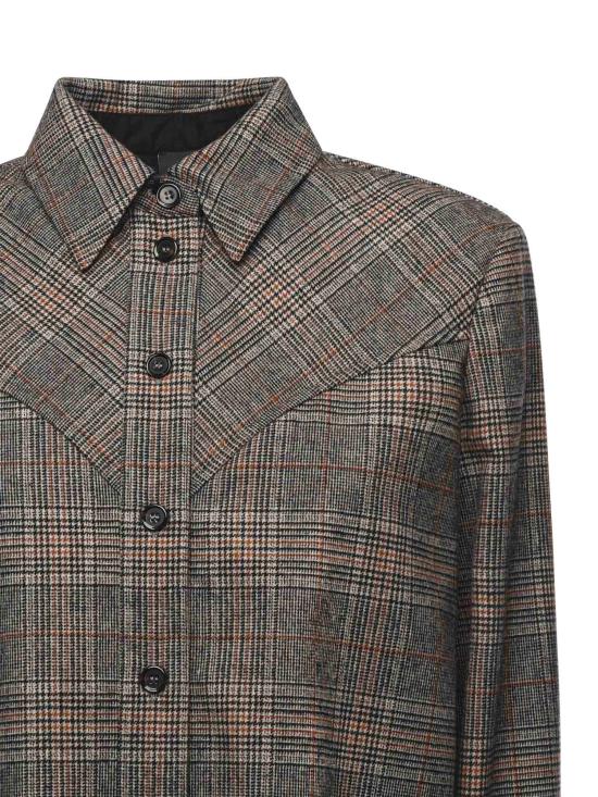 25FW 핑코 셔츠 106102 A2ZZPIP MULTI BEIGE GRIGIO GIALLO - PINKO