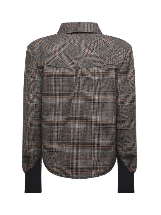 25FW 핑코 셔츠 106102 A2ZZPIP MULTI BEIGE GRIGIO GIALLO - PINKO