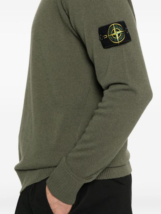 25FW 스톤 아일랜드 스웨터 K2S155100045S00B4 V0054 Green - STONE ISLAND