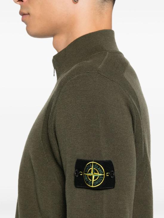 25FW 스톤 아일랜드 스웨터 K2S155100062S00A1 V0054 Green - STONE ISLAND