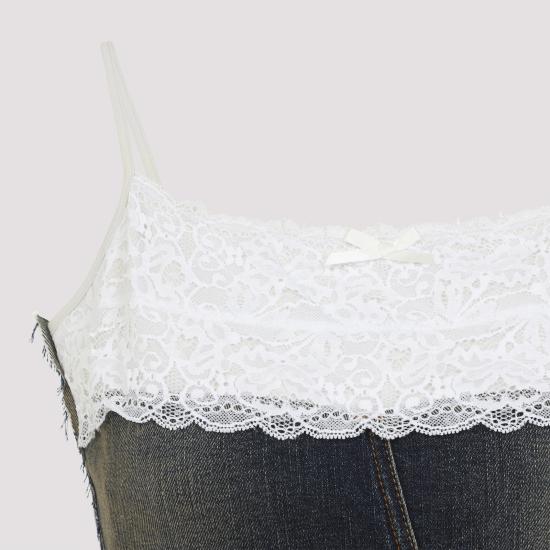 25FW 발렌시아가 민소매 티셔츠 838716 TSWC4 5002 DARK BLUE - BALENCIAGA