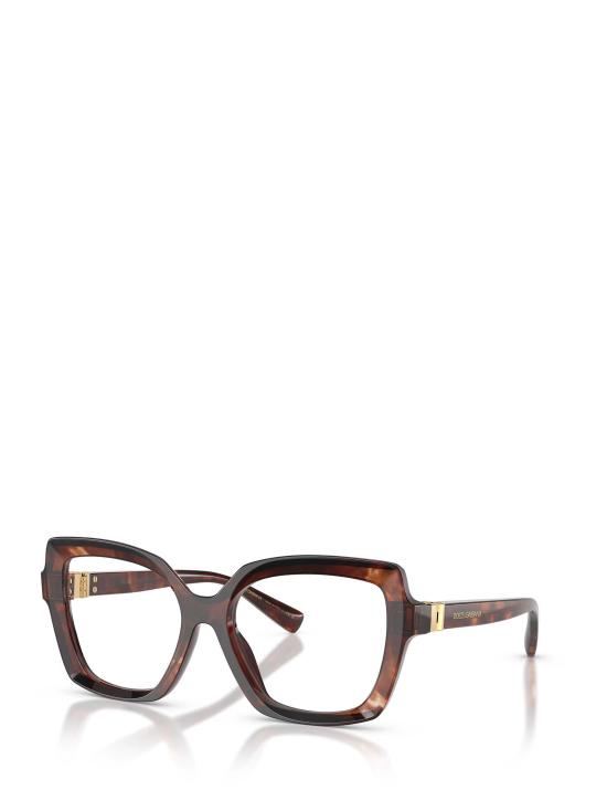 26FW 돌체앤가바나 안경 DG3413 3222 DARK RED HAVANA - DOLCE & GABBANA