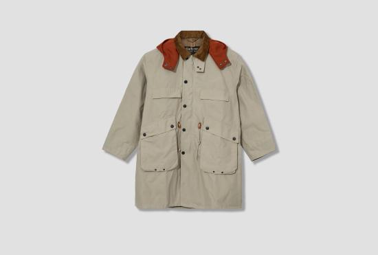 25FW 바버 바버 x 캡틴 선샤인 오버사이즈 비데일 캐주얼 필드 코트 MCA1071BR32