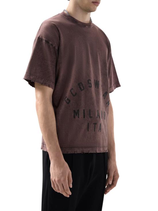 25FW 지씨디에스 반팔 티셔츠 B2CM2312JF1 BORDEAUX 49 - GCDS