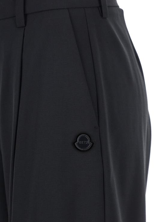 25FW 몽클레어 스트레이트 팬츠 2A00003M6523999 Black - MONCLER