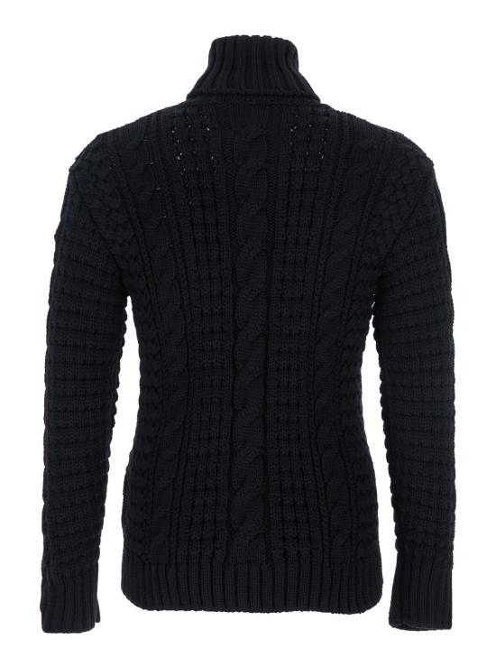 25FW 몽클레어 X 에드워드 에니풀 울 터틀넥 스웨터 9F00002M6727999 Black - MONCLER
