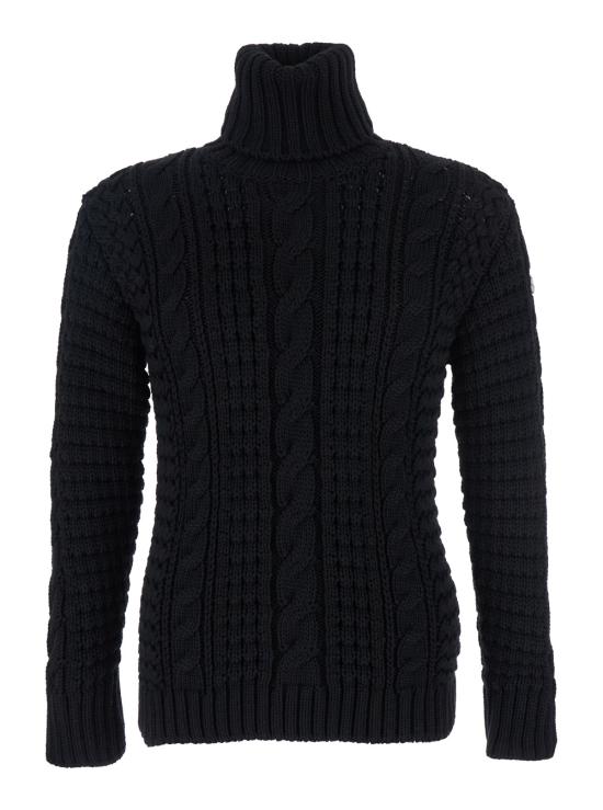 25FW 몽클레어 X 에드워드 에니풀 울 터틀넥 스웨터 9F00002M6727999 Black