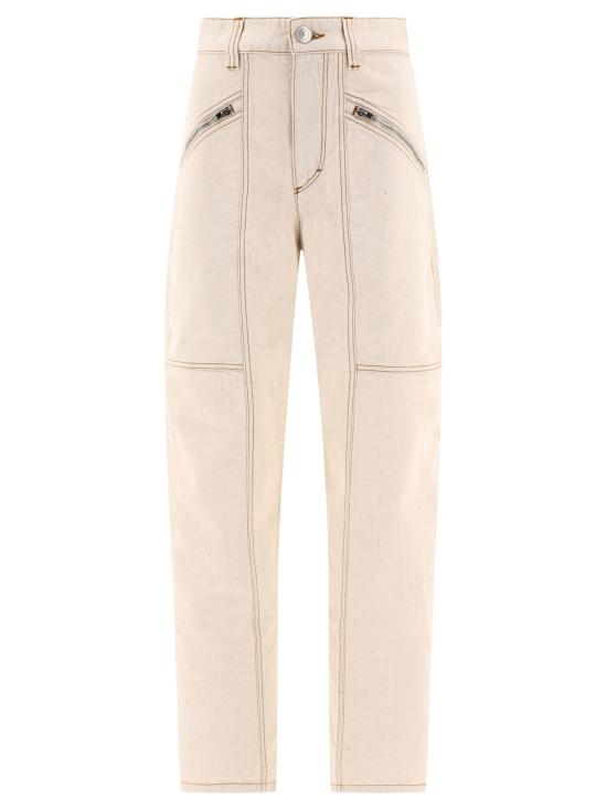  이자벨마랑 데님 팬츠 23APA0164FAA3H64I23EC Beige